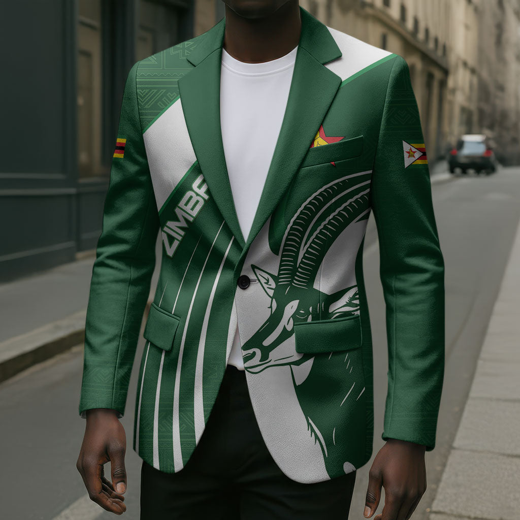 Zimbabwe Sables Afro Batik Personalized Blazer