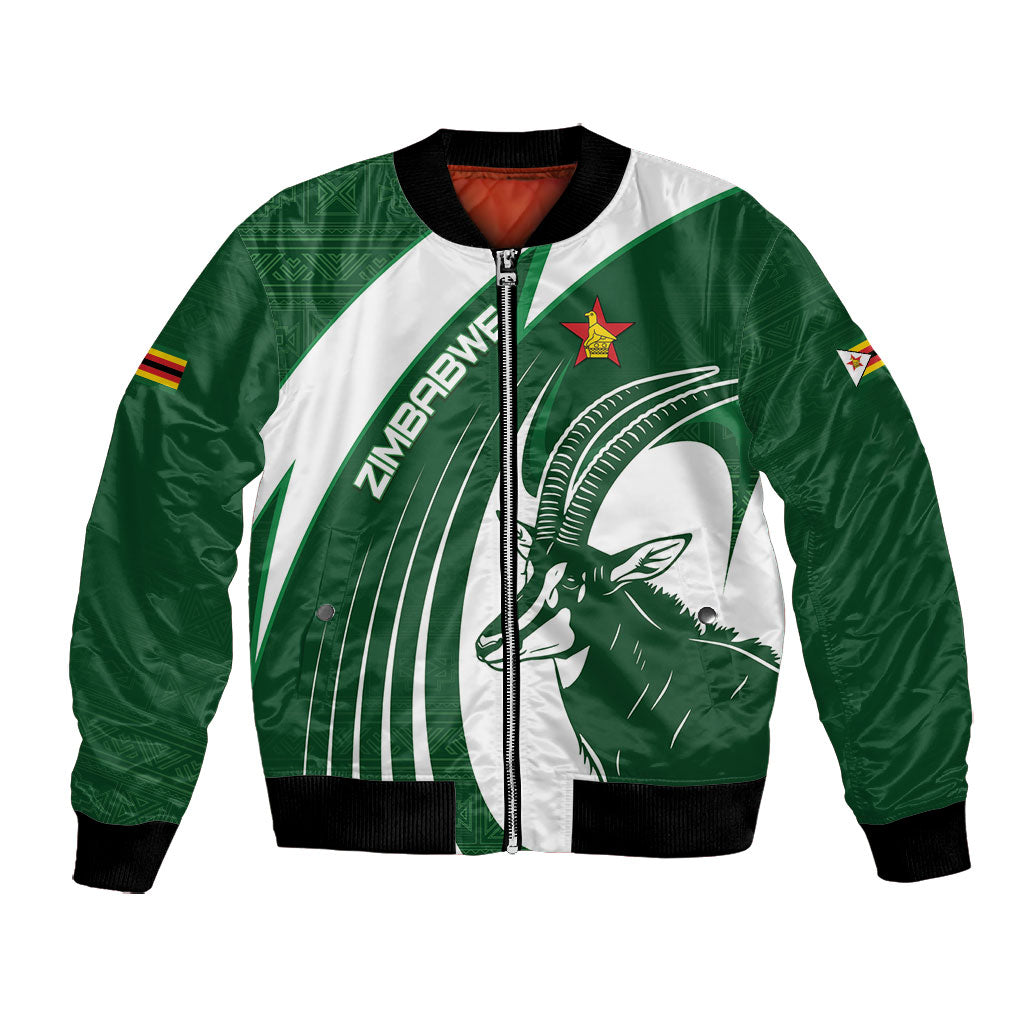 Zimbabwe Sables Afro Batik Personalized Bomber Jacket