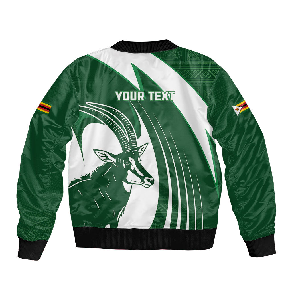 Zimbabwe Sables Afro Batik Personalized Bomber Jacket