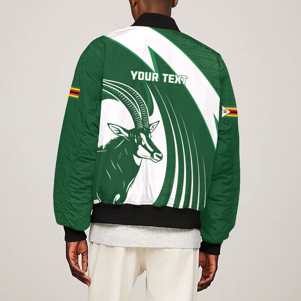 Zimbabwe Sables Afro Batik Personalized Bomber Jacket