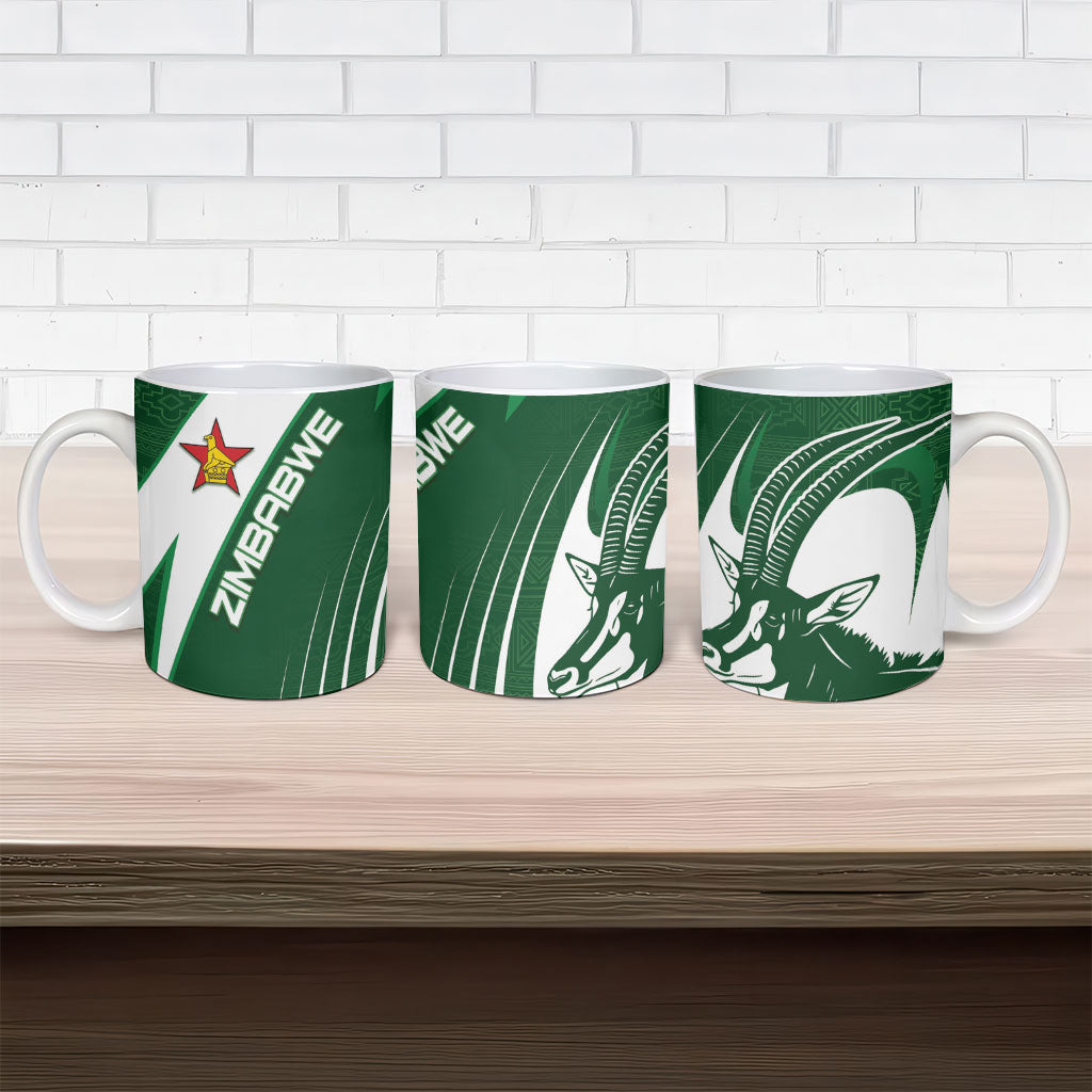Zimbabwe Sables Afro Batik Ceramic Mug