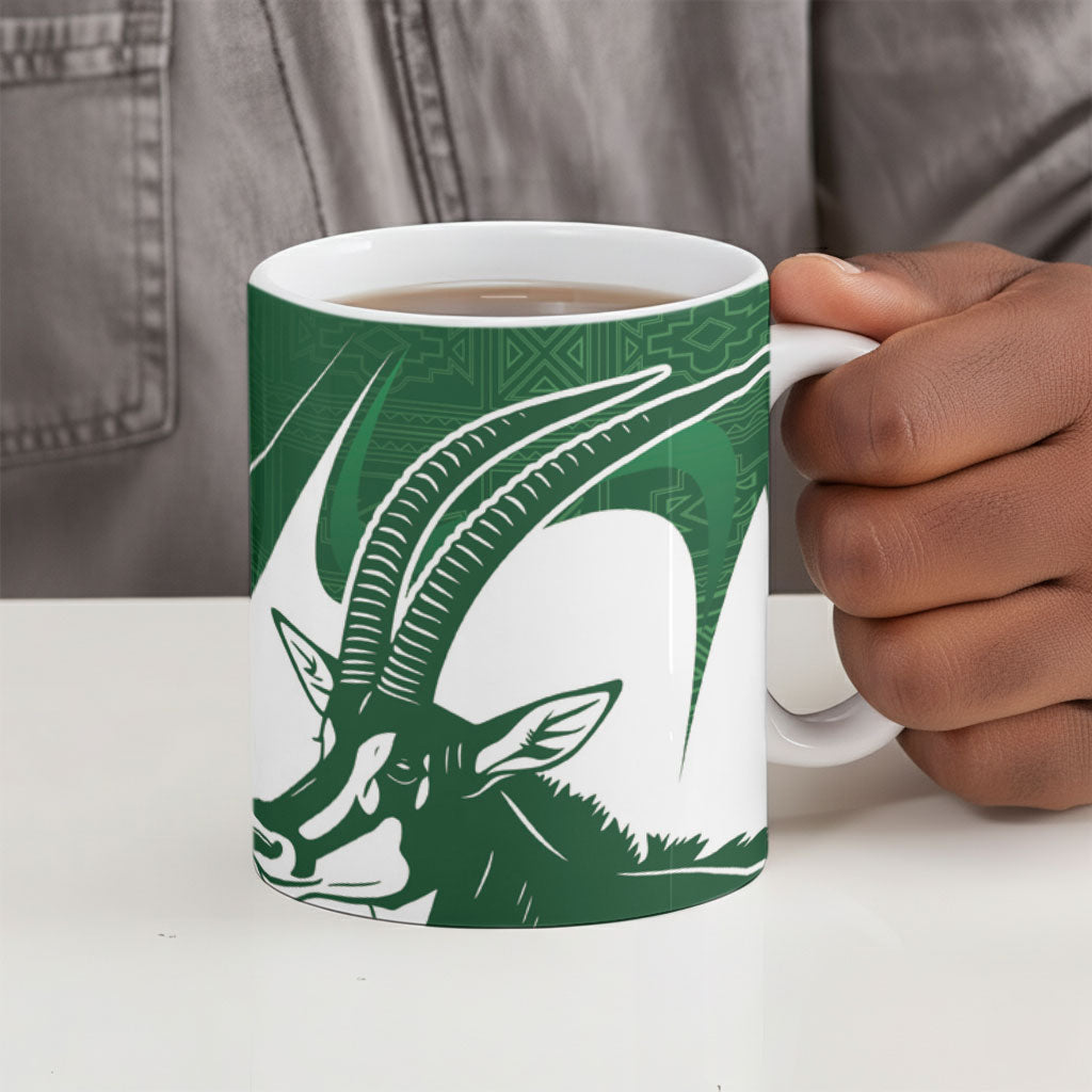 Zimbabwe Sables Afro Batik Ceramic Mug