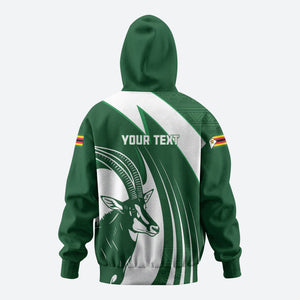 Zimbabwe Sables Afro Batik Personalized Hoodie