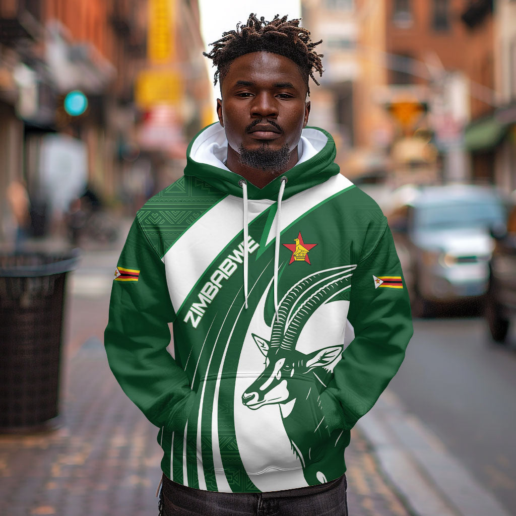 Zimbabwe Sables Afro Batik Personalized Hoodie