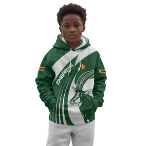 Zimbabwe Sables Afro Batik Personalized Kid Hoodie