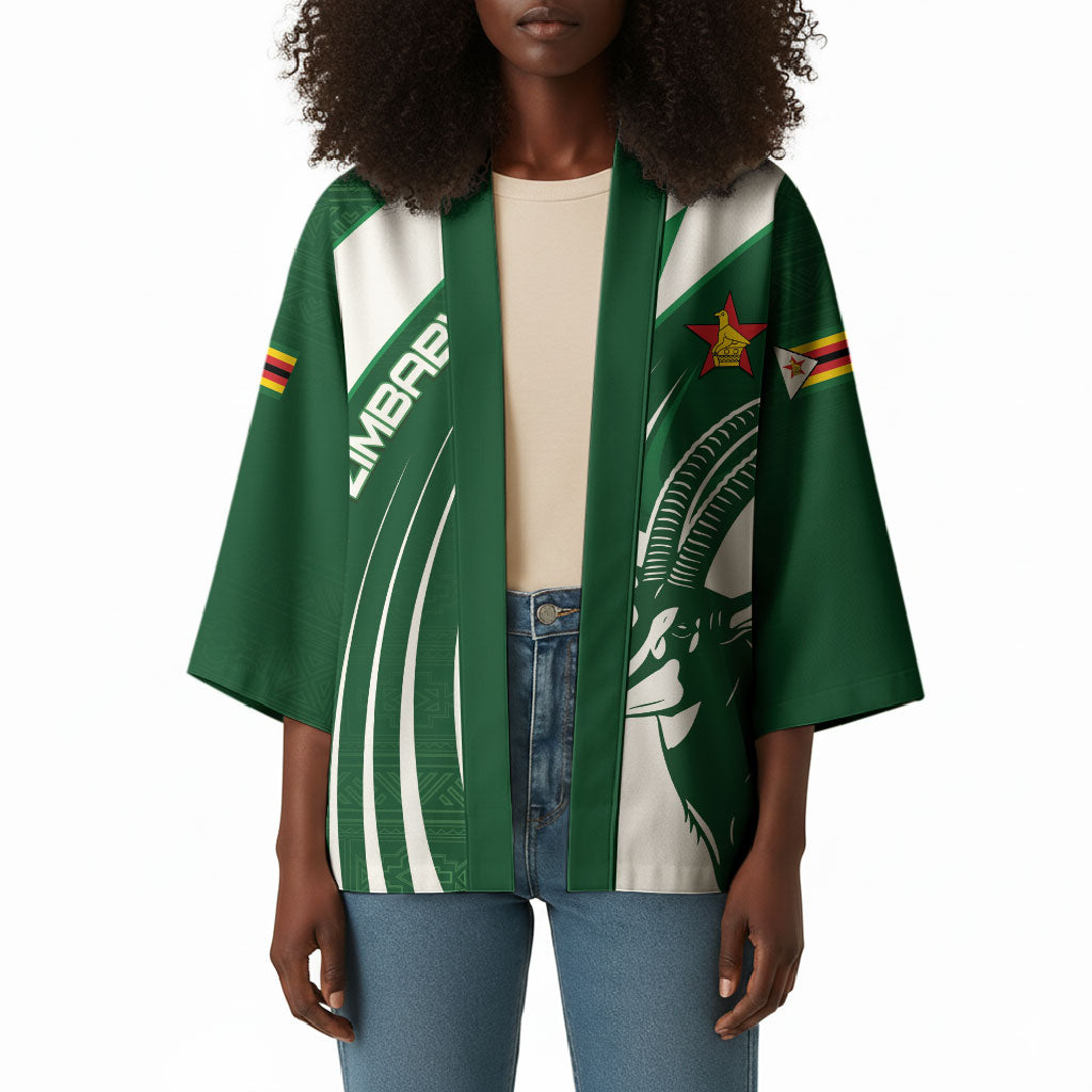 Zimbabwe Sables Afro Batik Personalized Kimono