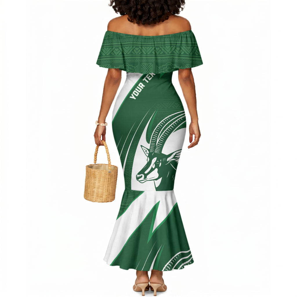 Zimbabwe Sables Afro Batik Personalized Mermaid Dress