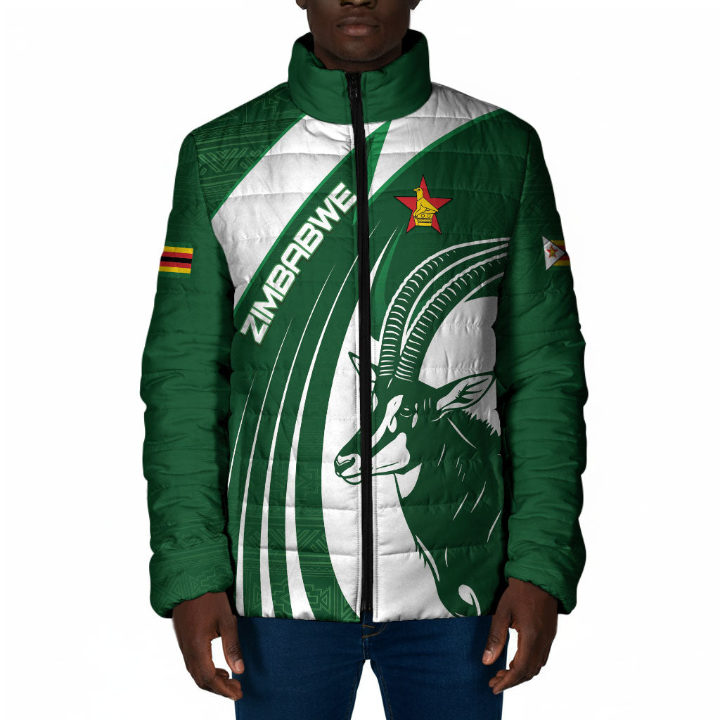 Zimbabwe Sables Afro Batik Personalized Padded Jacket
