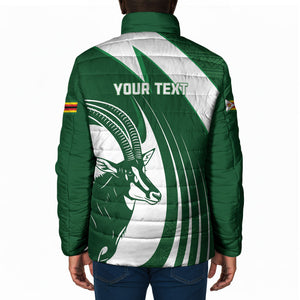 Zimbabwe Sables Afro Batik Personalized Padded Jacket