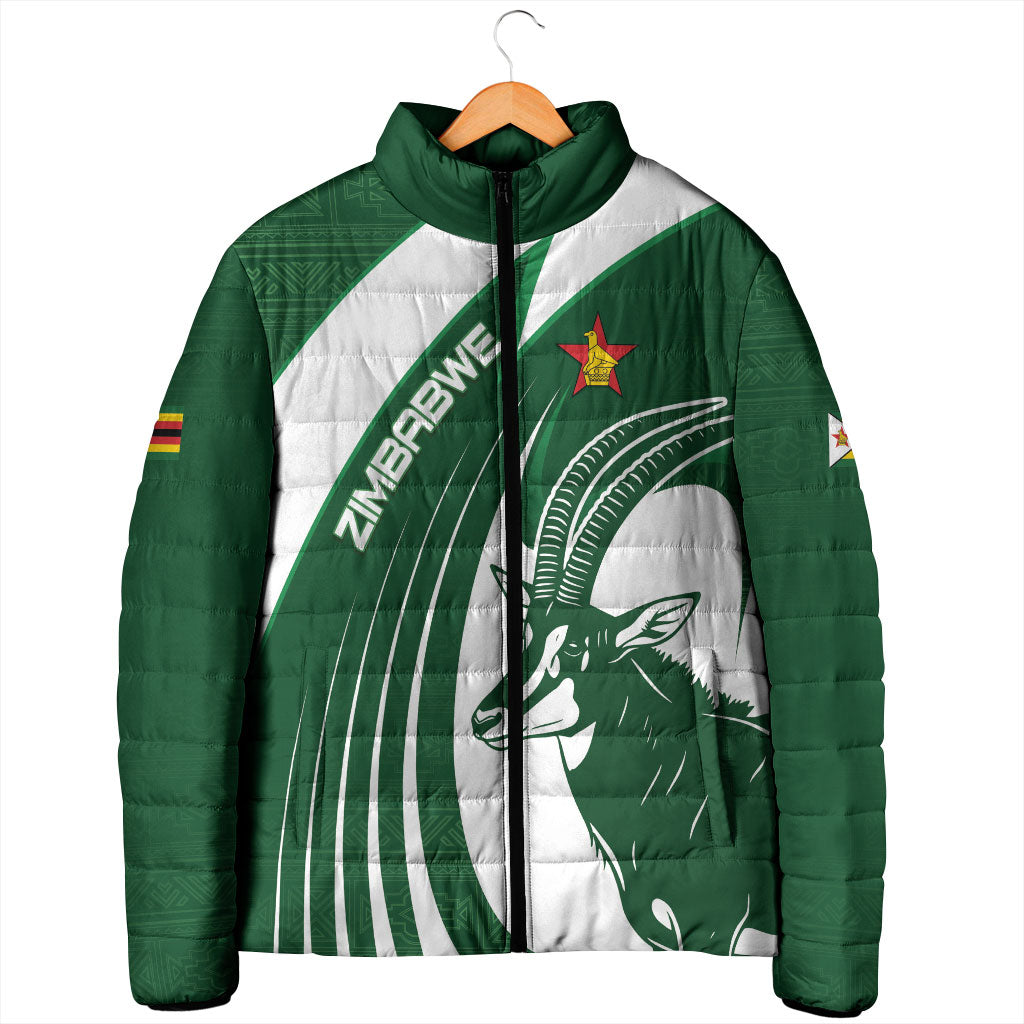 Zimbabwe Sables Afro Batik Personalized Padded Jacket