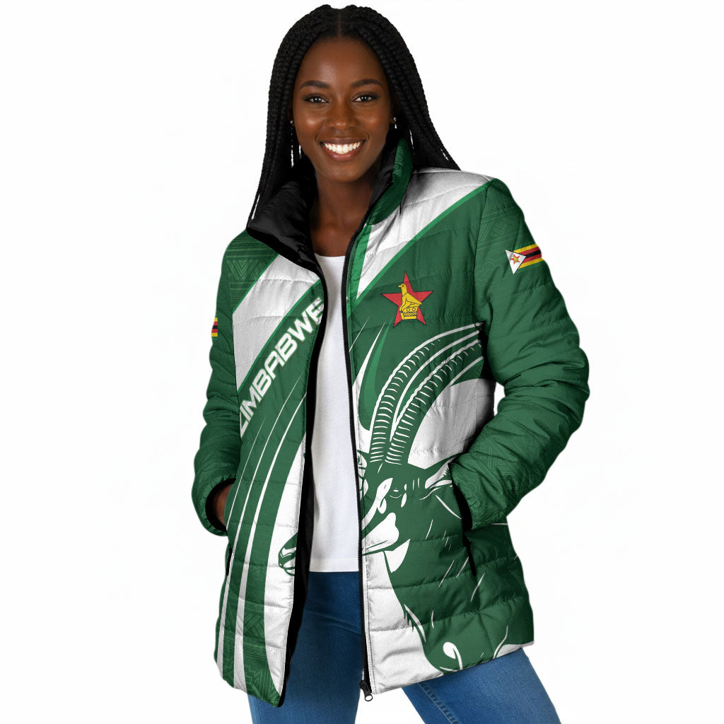Zimbabwe Sables Afro Batik Personalized Padded Jacket