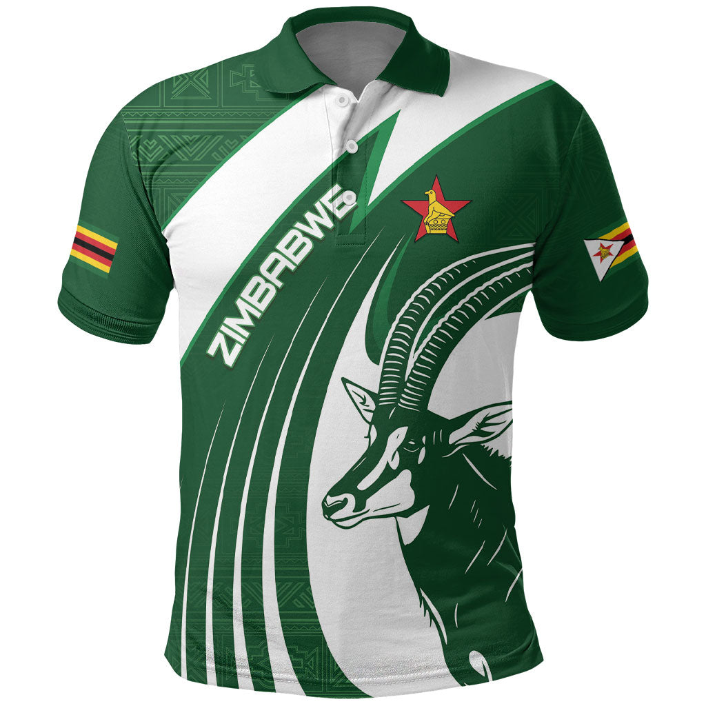 Zimbabwe Sables Afro Batik Personalized Polo Shirt
