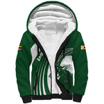 Zimbabwe Sables Afro Batik Personalized Sherpa Hoodie
