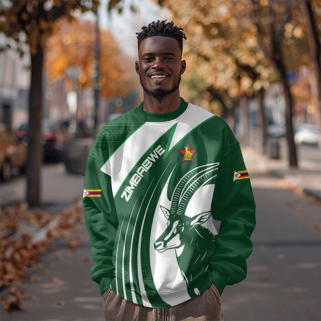 Zimbabwe Sables Afro Batik Personalized Sweatshirt