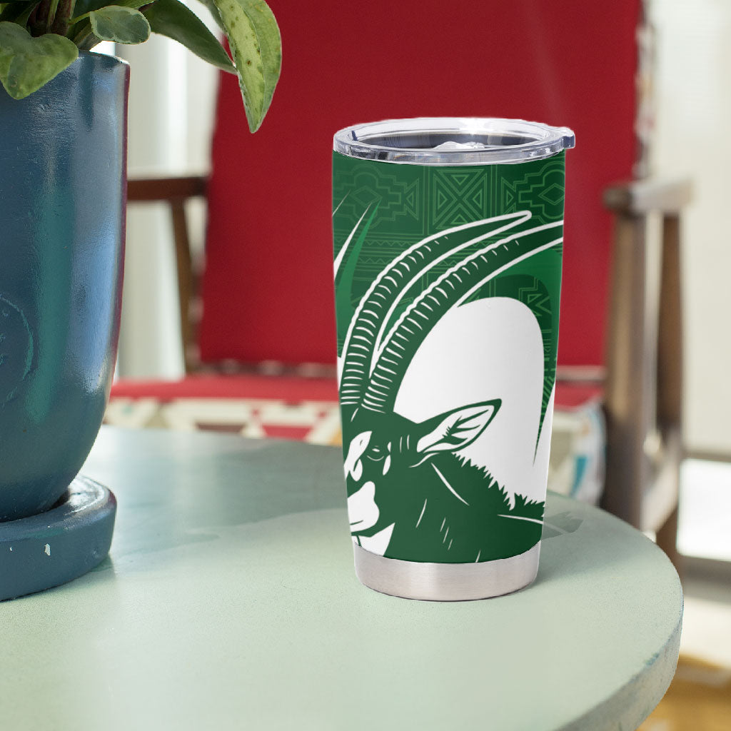 Zimbabwe Sables Afro Batik Tumbler Cup