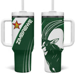 Zimbabwe Sables Afro Batik Tumbler With Handle