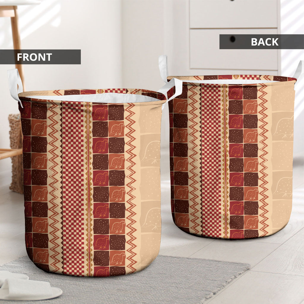 Zimbabwe Heritage Kudhinda Inspired Print Laundry Basket