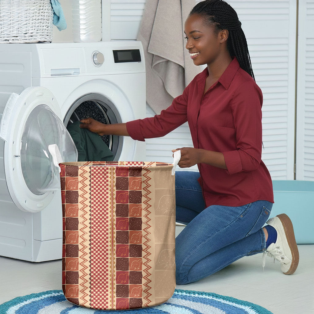 Zimbabwe Heritage Kudhinda Inspired Print Laundry Basket