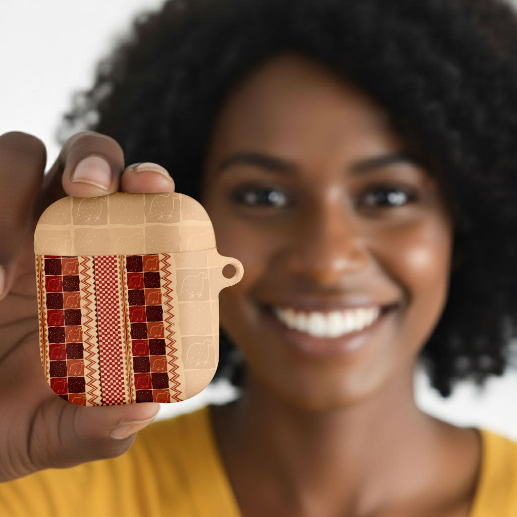 Zimbabwe Heritage Kudhinda Inspired Print AirPods Case