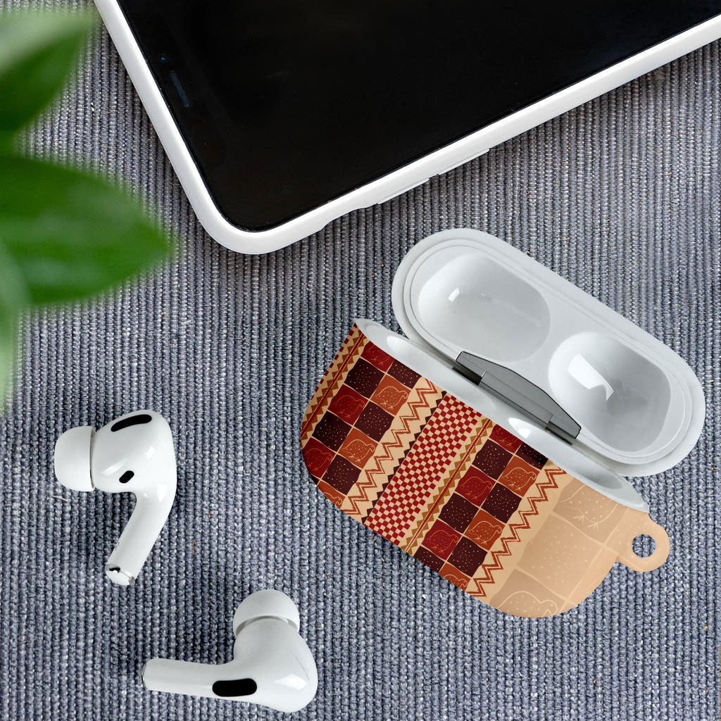 Zimbabwe Heritage Kudhinda Inspired Print AirPods Case