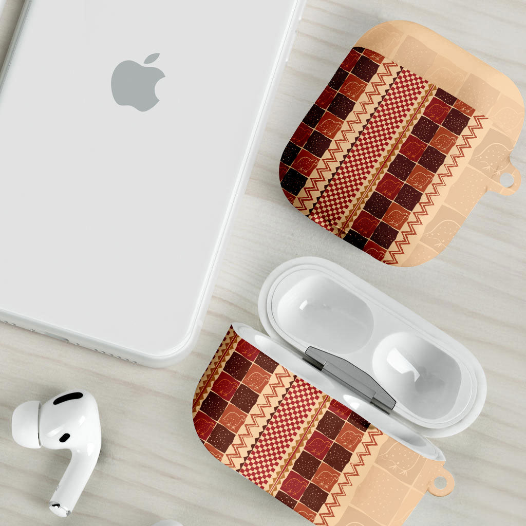 Zimbabwe Heritage Kudhinda Inspired Print AirPods Case