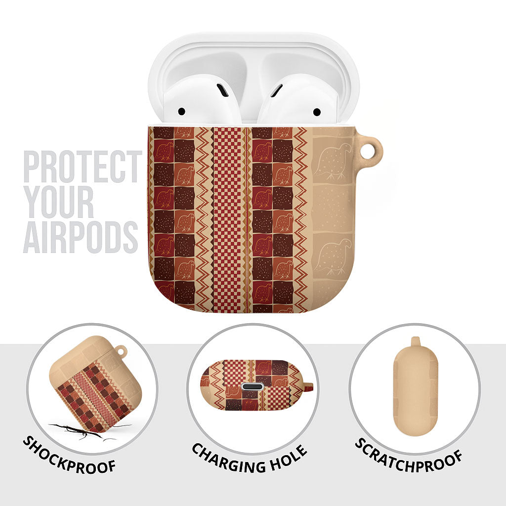Zimbabwe Heritage Kudhinda Inspired Print AirPods Case