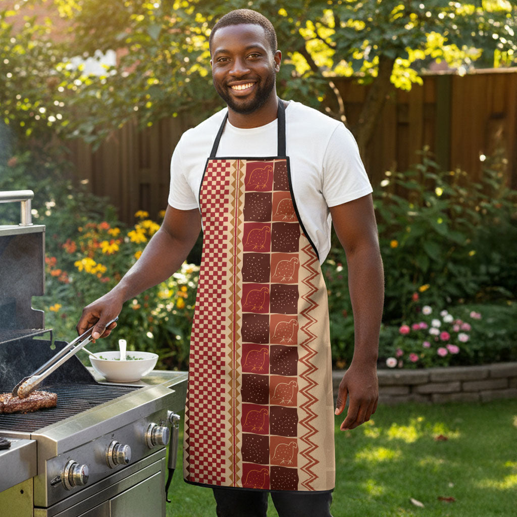 Zimbabwe Heritage Kudhinda Inspired Print Apron