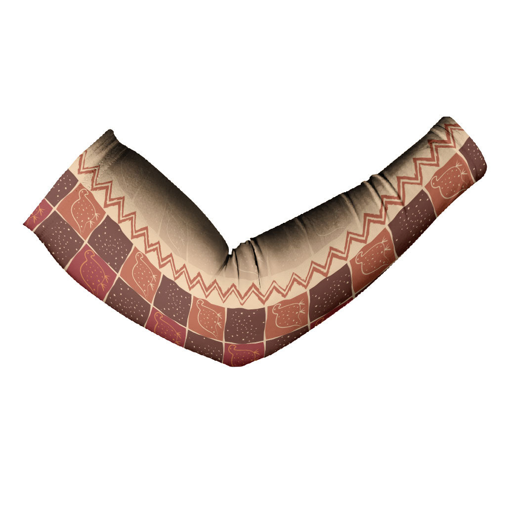 Zimbabwe Heritage Kudhinda Inspired Print Arm Sleeves
