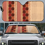 Zimbabwe Heritage Kudhinda Inspired Print Auto Sun Shade
