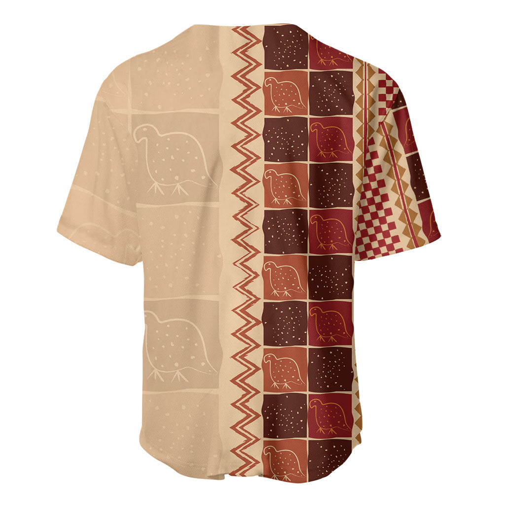 Zimbabwe Heritage Kudhinda Inspired Print Baseball Jersey