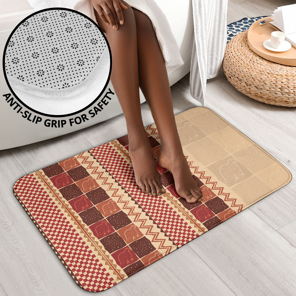 Zimbabwe Heritage Kudhinda Inspired Print Bathroom Set