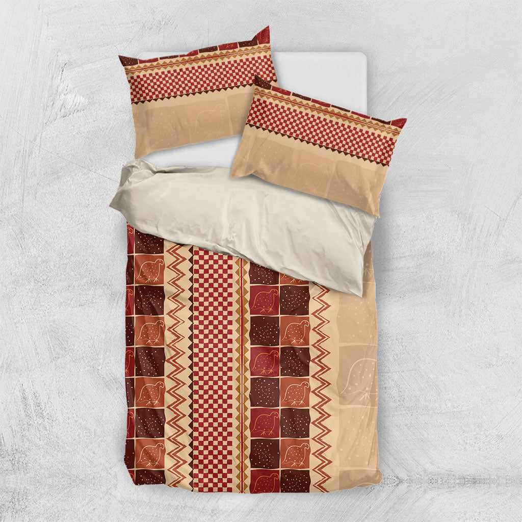 Zimbabwe Heritage Kudhinda Inspired Print Bedding Set