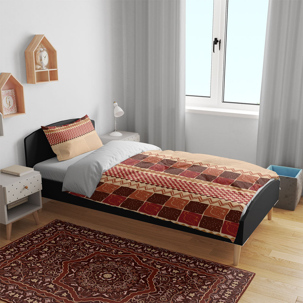 Zimbabwe Heritage Kudhinda Inspired Print Bedding Set
