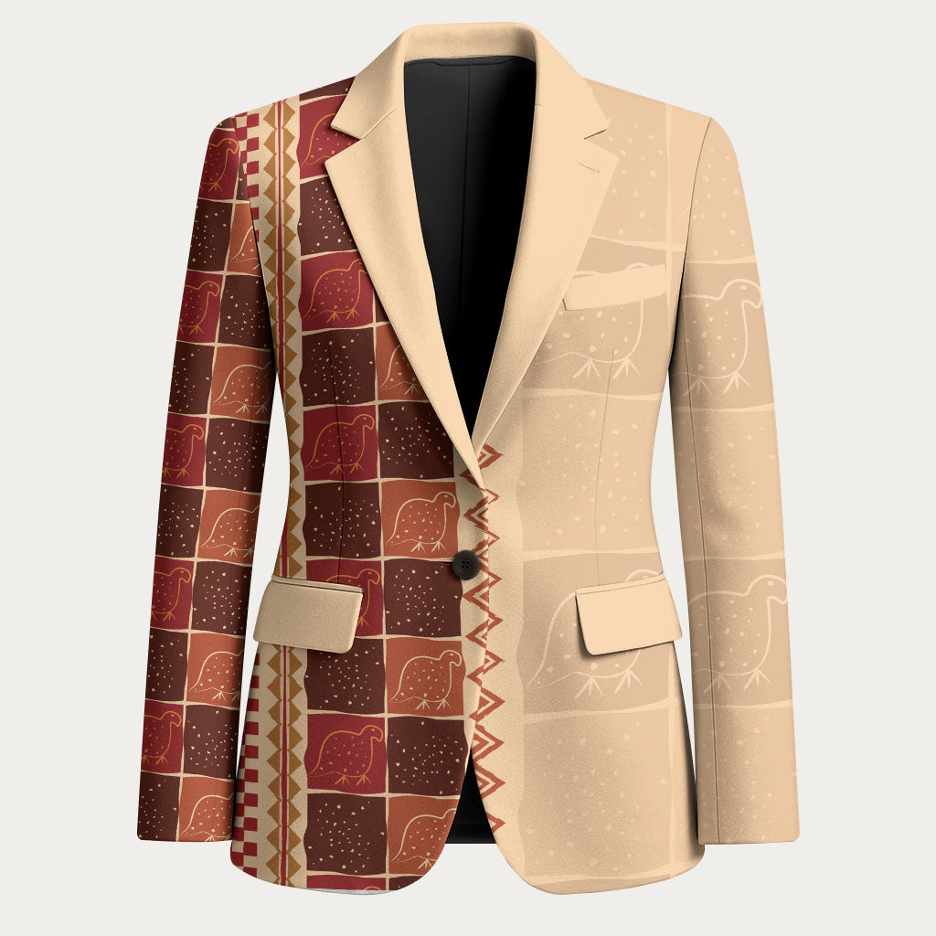Zimbabwe Heritage Kudhinda Inspired Print Blazer