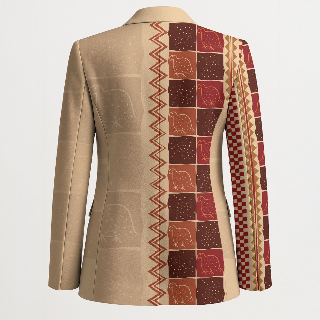 Zimbabwe Heritage Kudhinda Inspired Print Blazer