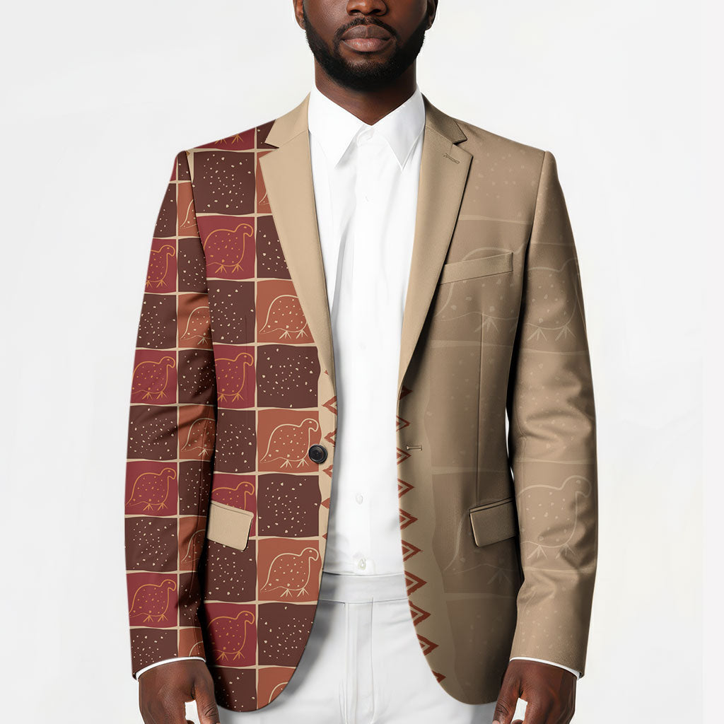 Zimbabwe Heritage Kudhinda Inspired Print Blazer