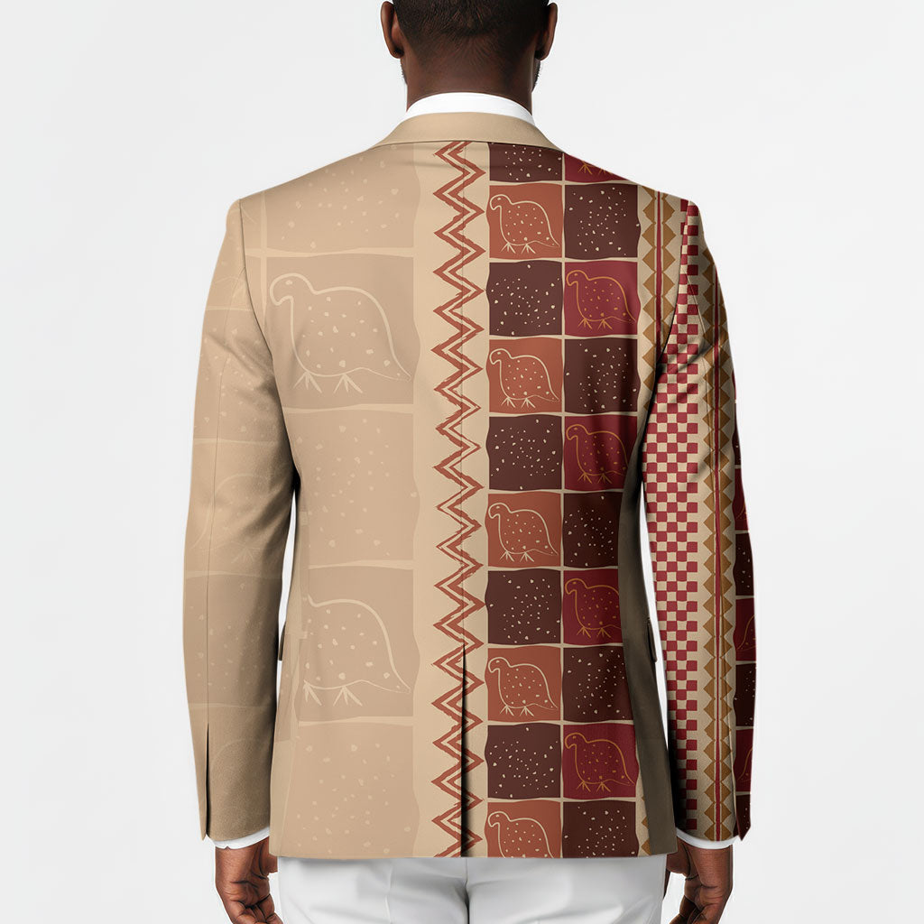Zimbabwe Heritage Kudhinda Inspired Print Blazer
