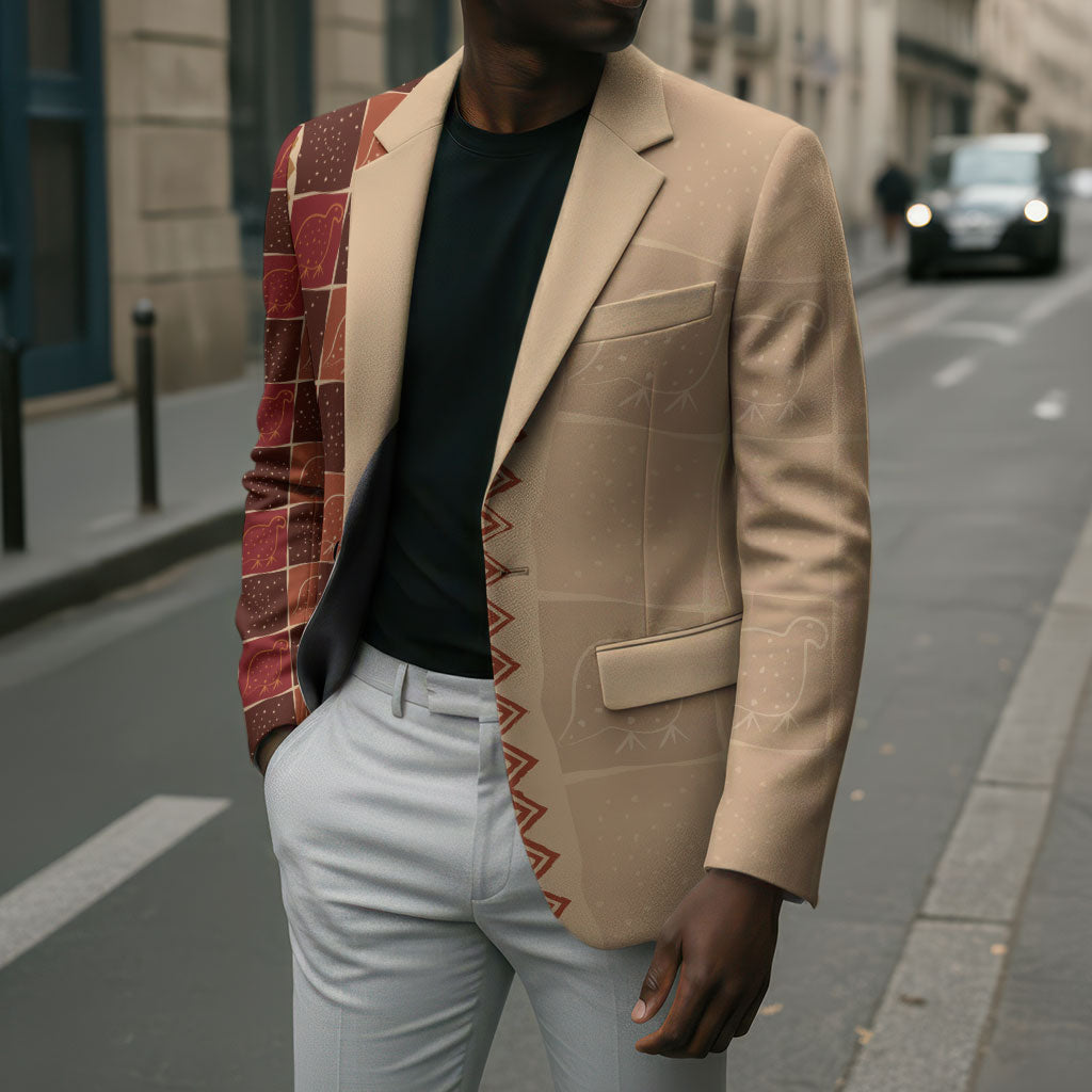 Zimbabwe Heritage Kudhinda Inspired Print Blazer