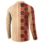 Zimbabwe Heritage Kudhinda Inspired Print Button Sweatshirt