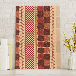 Zimbabwe Heritage Kudhinda Inspired Print Canvas Wall Art