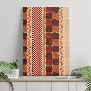 Zimbabwe Heritage Kudhinda Inspired Print Canvas Wall Art