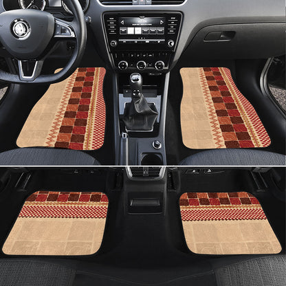 Zimbabwe Heritage Kudhinda Inspired Print Car Mats