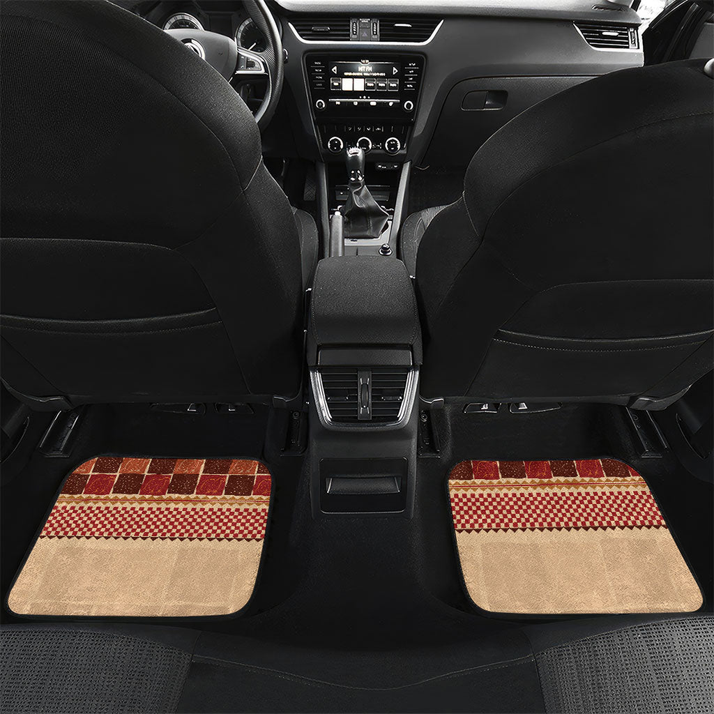 Zimbabwe Heritage Kudhinda Inspired Print Car Mats