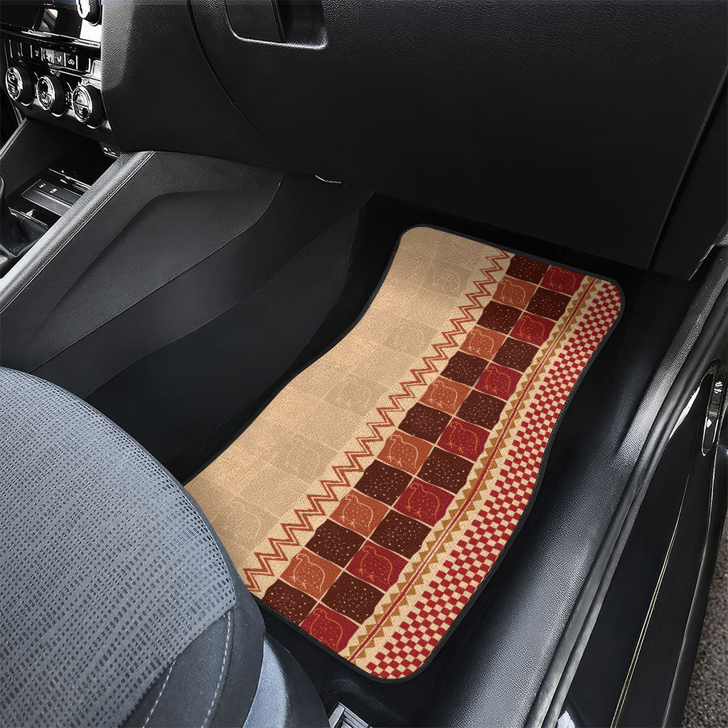 Zimbabwe Heritage Kudhinda Inspired Print Car Mats