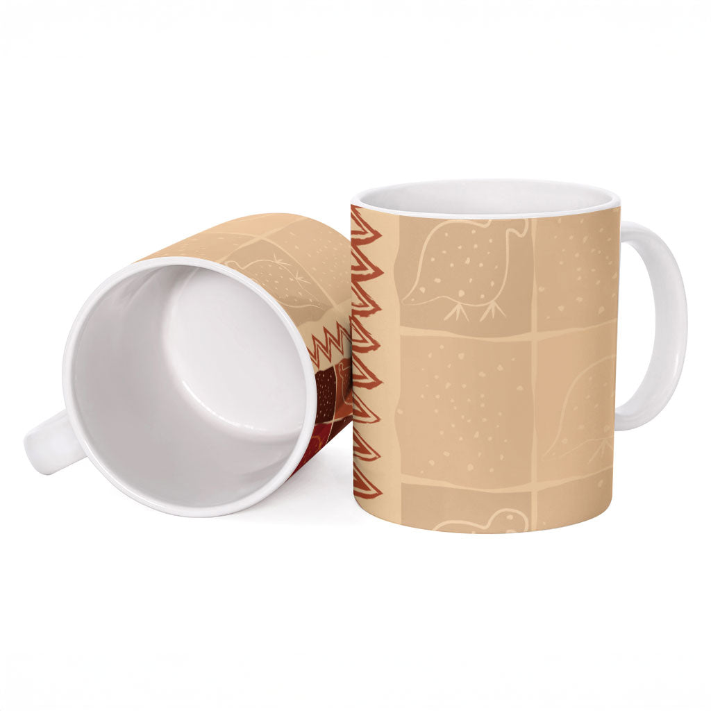 Zimbabwe Heritage Kudhinda Inspired Print Ceramic Mug