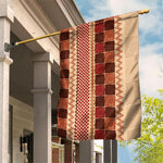 Zimbabwe Heritage Kudhinda Inspired Print Garden Flag