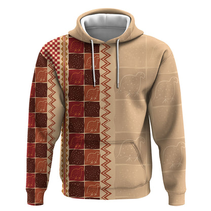 Zimbabwe Heritage Kudhinda Inspired Print Hoodie