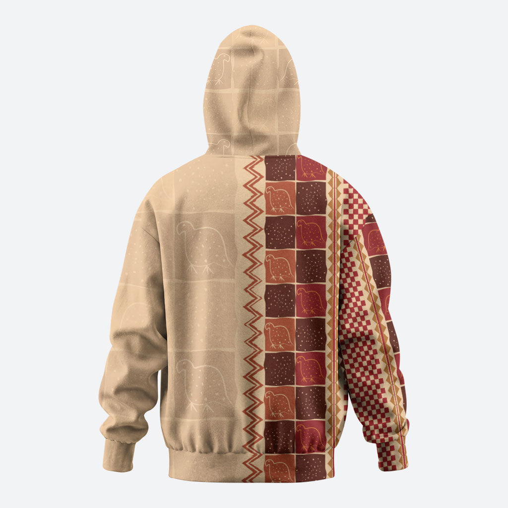 Zimbabwe Heritage Kudhinda Inspired Print Hoodie
