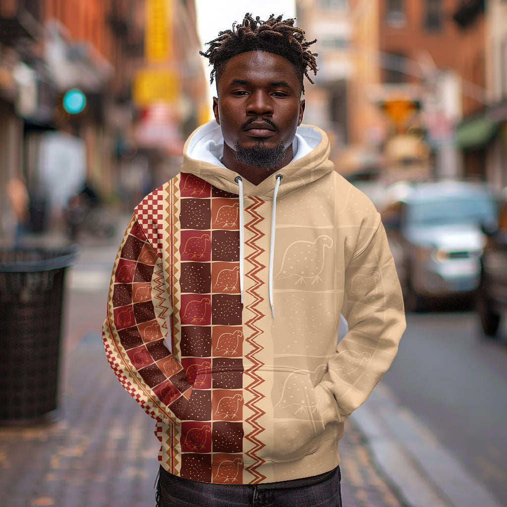 Zimbabwe Heritage Kudhinda Inspired Print Hoodie