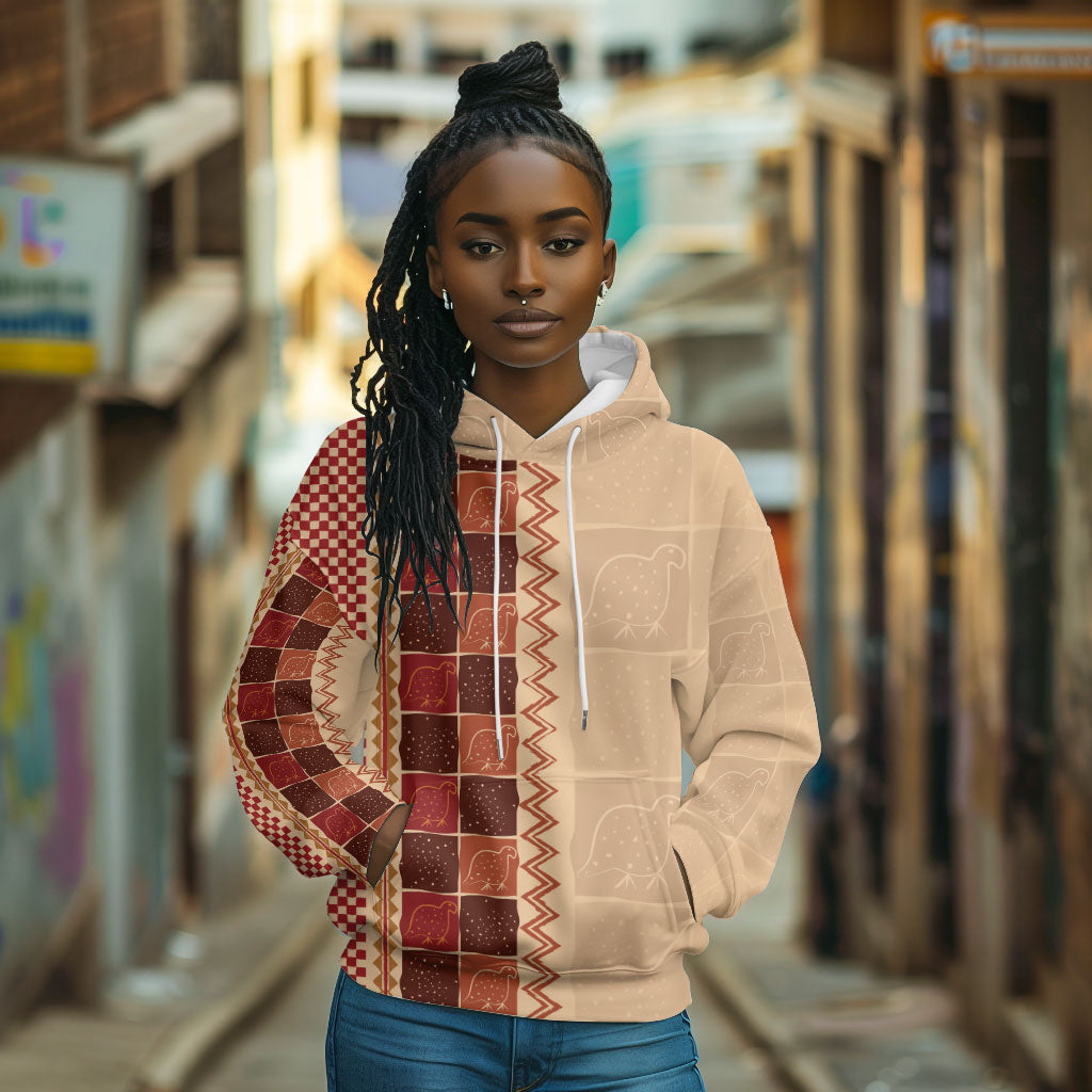 Zimbabwe Heritage Kudhinda Inspired Print Hoodie